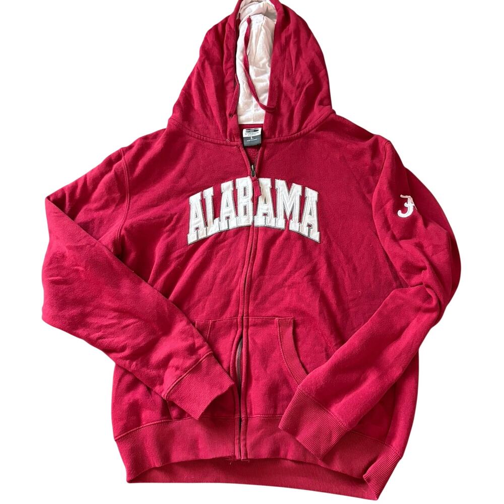 Alabama Crimson Tide Full Zip Hoodie XXL Red Stadium Athletics College Football